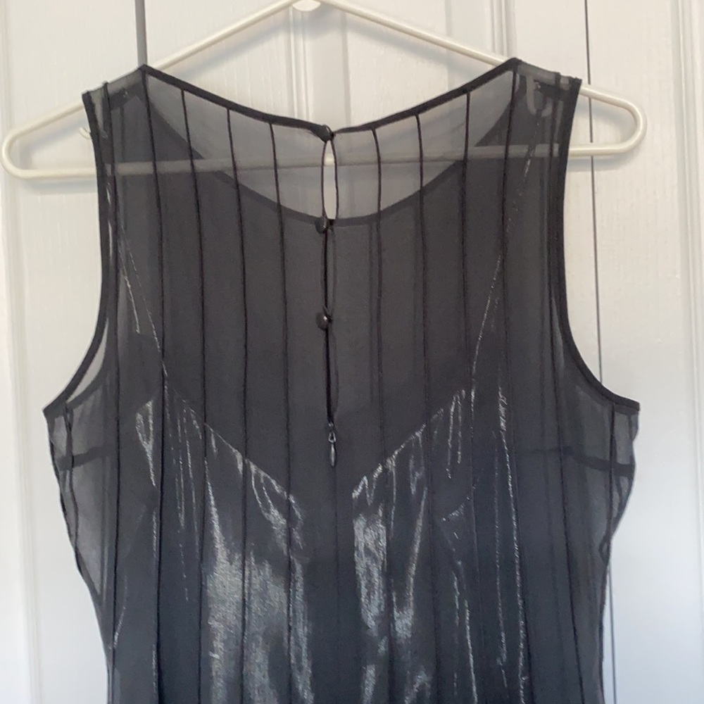 EUC Rickie Freeman for Teri Jon Pewter dress - Picture 9 of 16